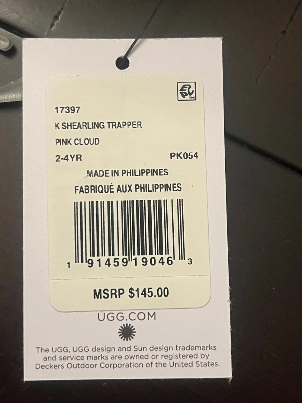 UGG new tags
